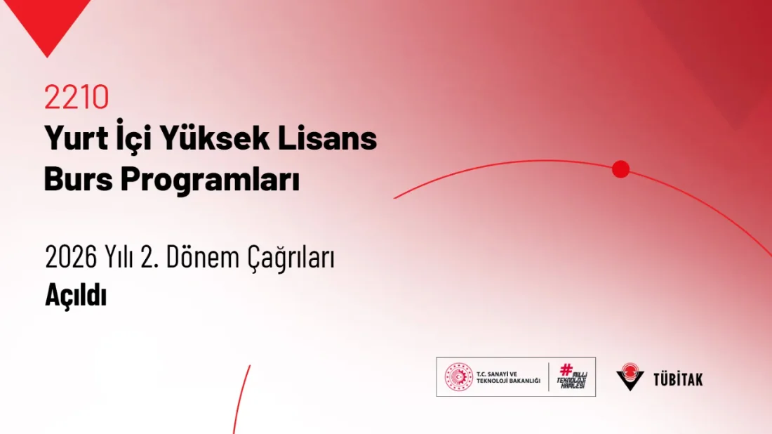 2210-Yurt İçi Yüksek Lisans Burs Programı 2. Dönem Başvuruları Başladı