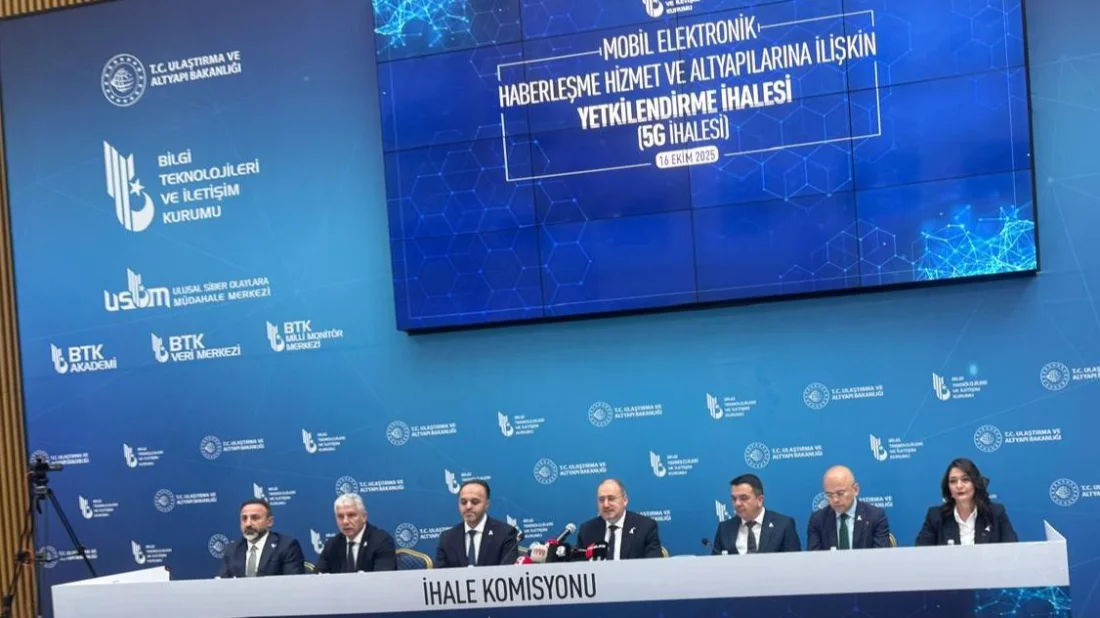 5G İhalesi Başladı: Operatörler 2,1 Milyar Dolarlık Frekans İçin Yarışıyor