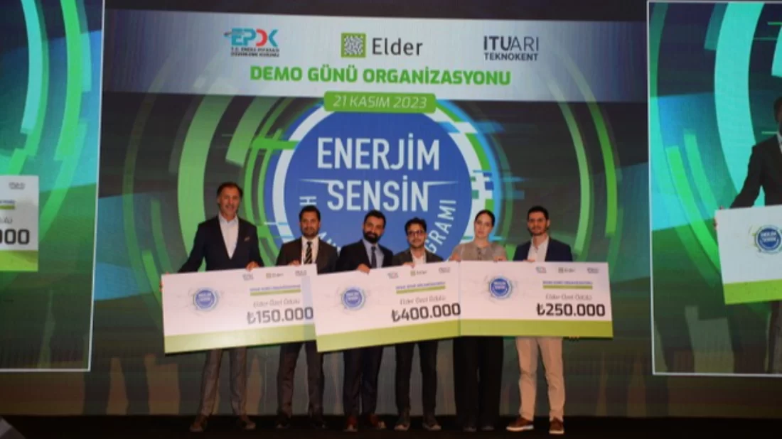 Enerji sektörüne enerji verecek yeni projeler 800 bin TL’lik Elder özel ödülünü aldı