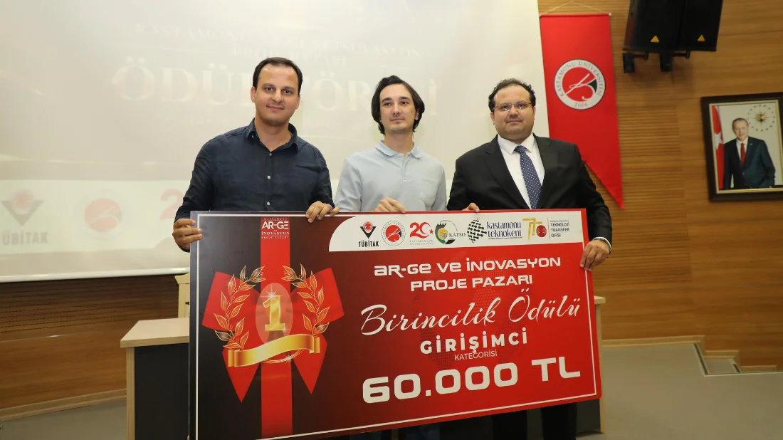 Kastamonu’da Ar-Ge ve İnovasyon Proje Pazarı’nda ödüller sahiplerini buldu
