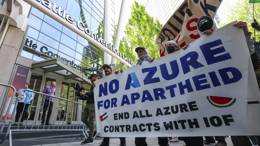 Microsoft’un İsrail İlişkileri Patladı: Çalışanlar Genel Merkez Önünde Çadır Kurdu