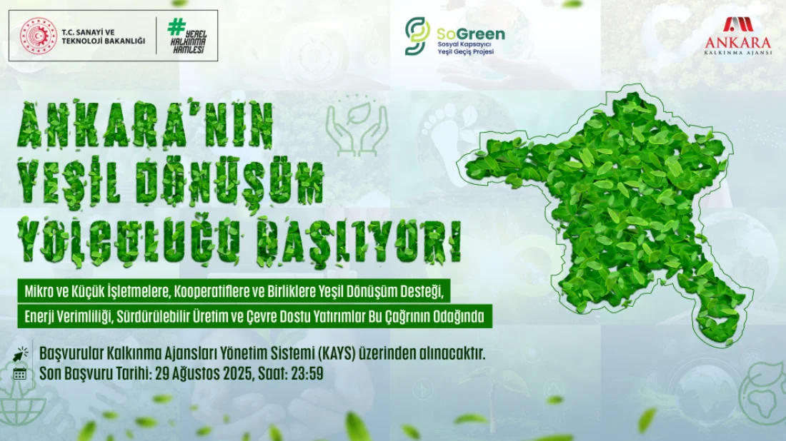 SOGREEN Programı ile Ankara'da Yeşil Dönüşüm Hızlanıyor