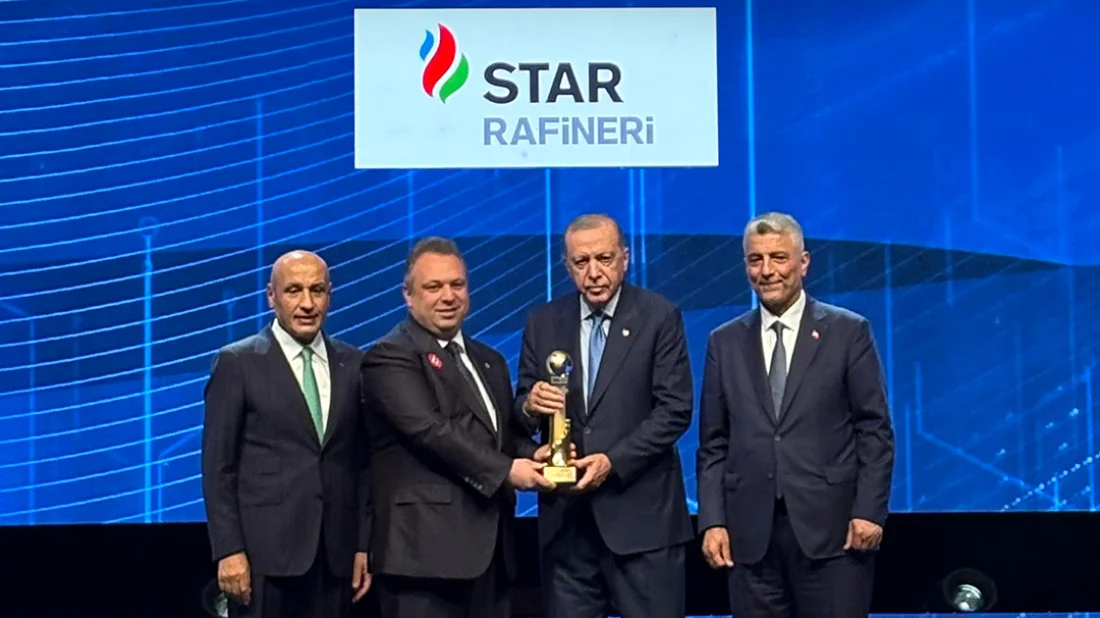 STAR Rafineri 2025 yılı ihracat şampiyonları listesinde yedinci sırada yer aldı