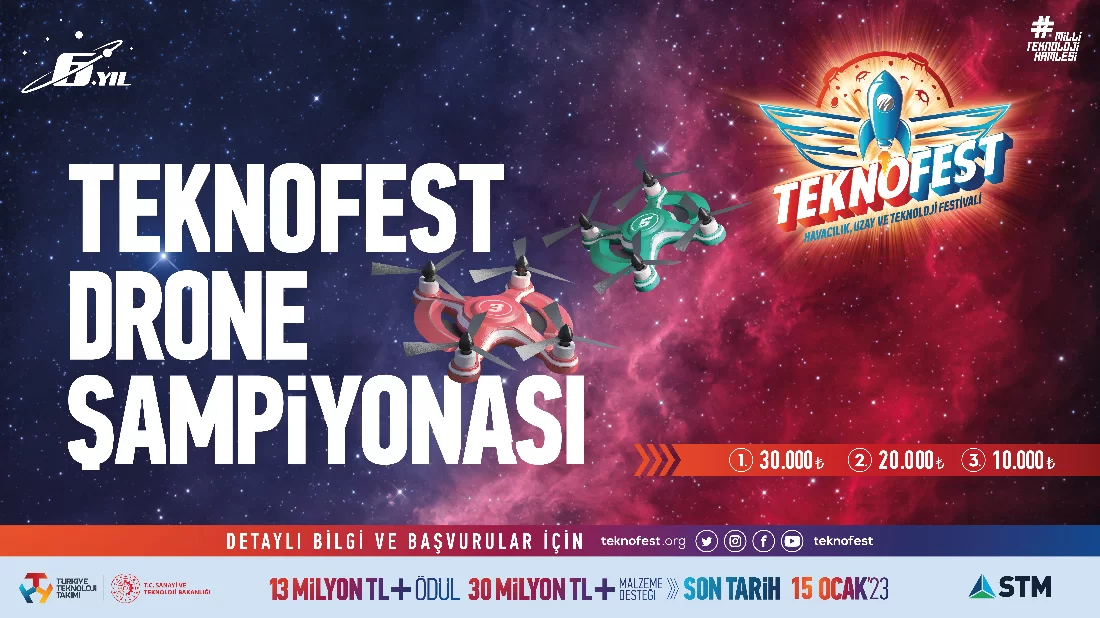 TEKNOFEST Drone Şampiyonasına başvurular için son 3 Gün