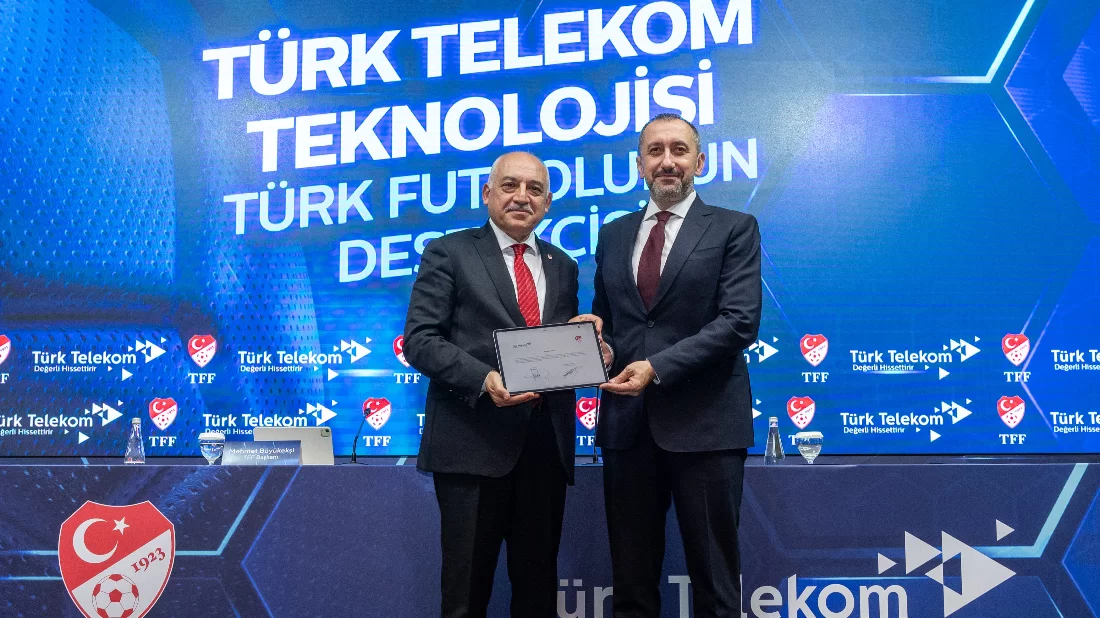 Türk Telekom teknolojisi Türk futbolunun destekçisi 