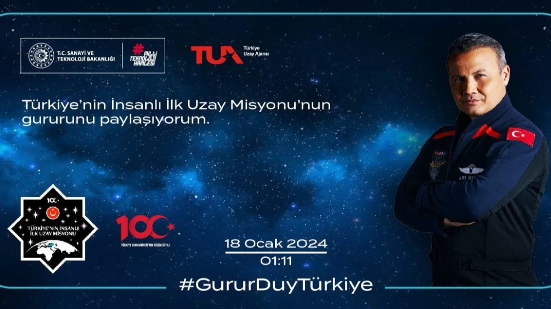 Türkiye'nin İnsanlı İlk Uzay Misyonu İçin “Uzay Hatırası”