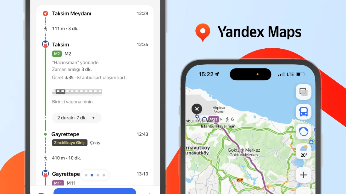 Yandex Maps İstanbul Metrosunda En İyi Vagonu Buluyor