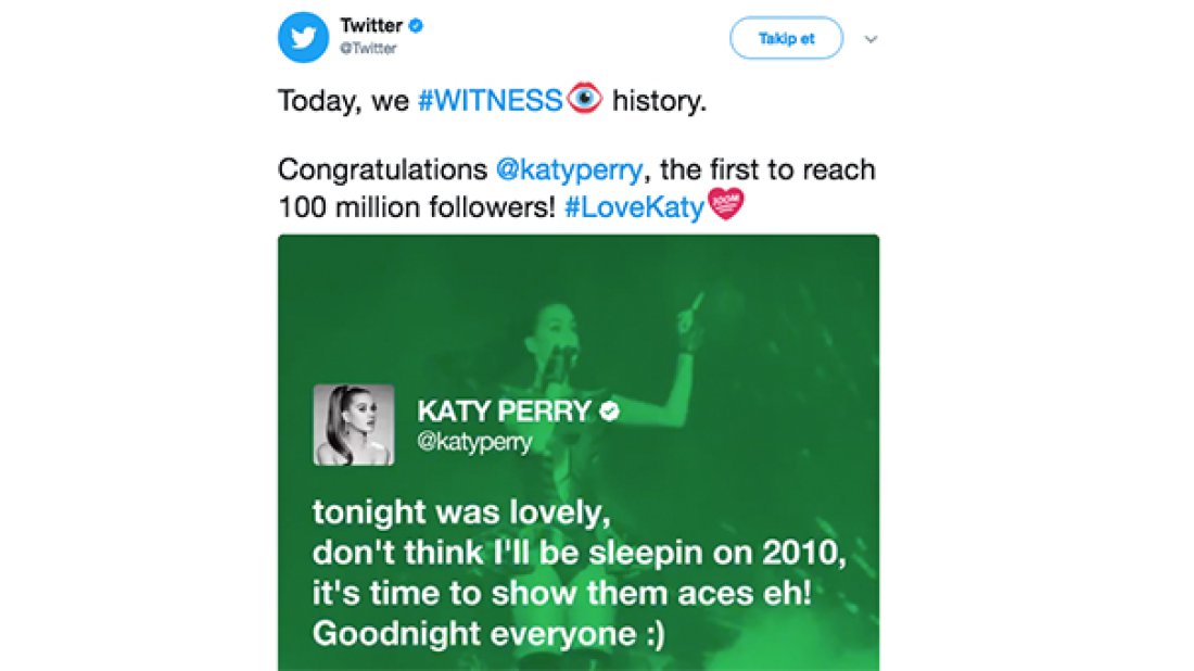 Katy Perry Broke the Twitter Record 