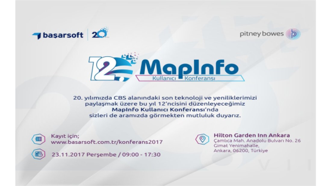 12. MapInfo Kullanıcı Konferansı Ankara’da yapıldı