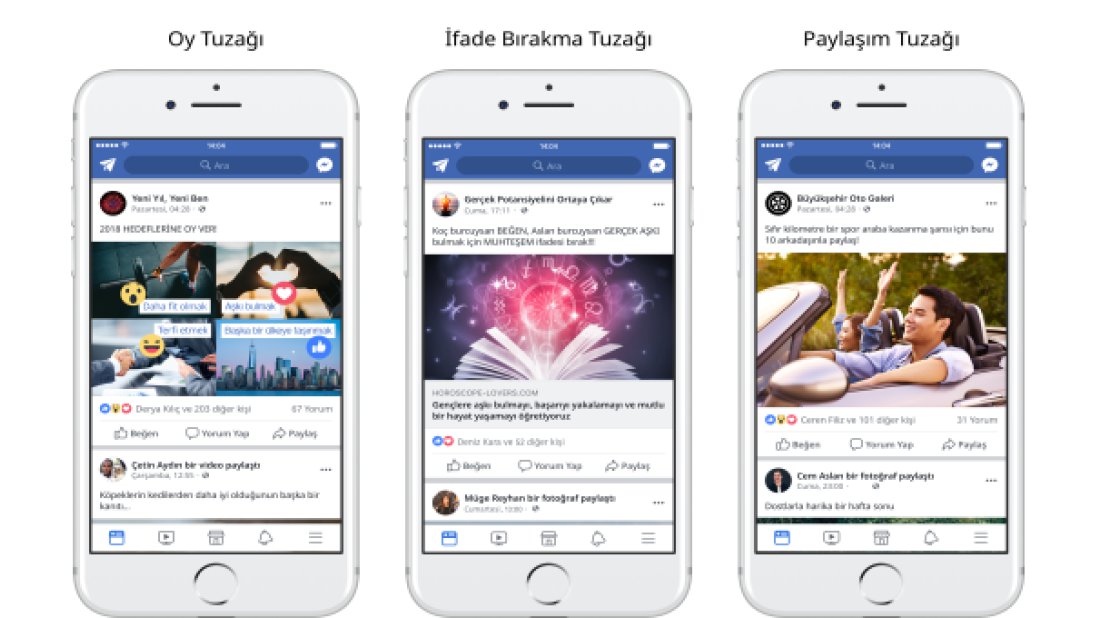 Facebook etkileşim tuzaklarıyla Türkçe mücadale edecek