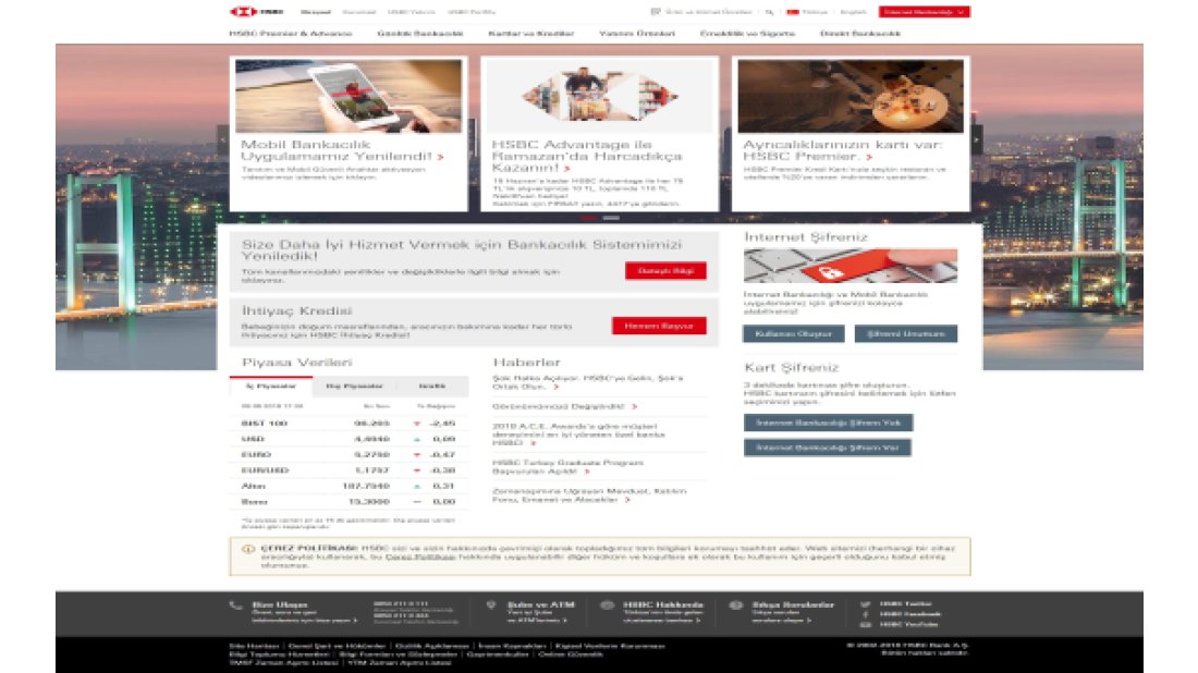 HSBC Türkiye’nin yenilenen websitesi ödül