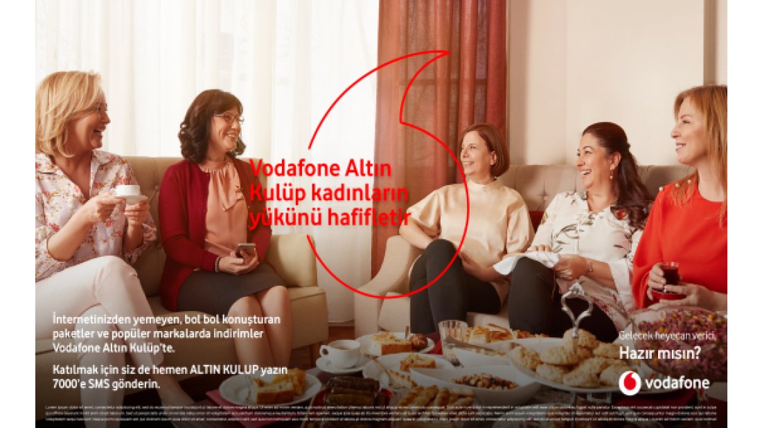 “Vodafone Altın Kulüp”te 500 bin kadın üye