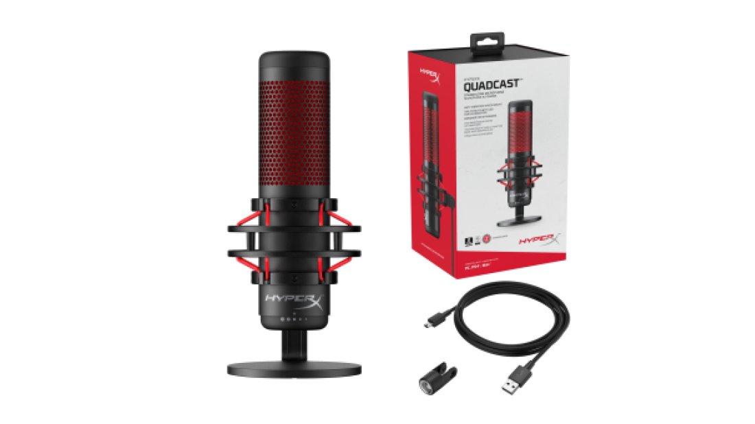 HyperX’ten oyun yayıncıları ve sunucular için özel mikrofon: QuadCast