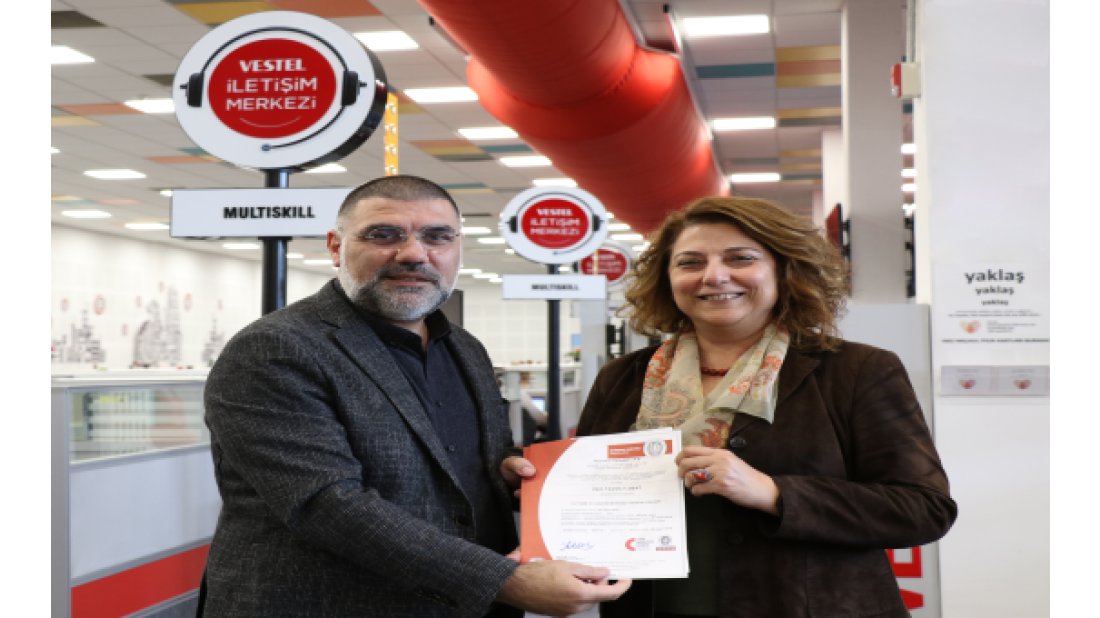 Vestel Çağrı Merkezi’ne ISO 18295-1 belgesi