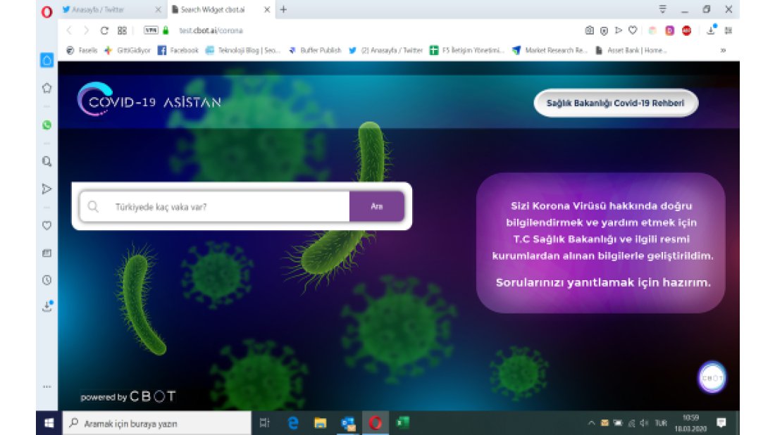 Yapay Zeka Korona Virüsü’ne ilişkin soruları cevaplayacak