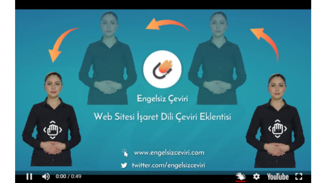 Videolara İşaret Dili eliyor